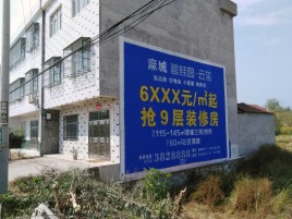 株洲墙体广告质量分析