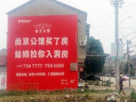 株洲墙体广告在乡镇、农村市场的媒体优势